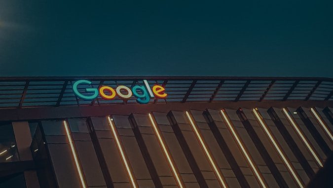 black and blue lighted signage