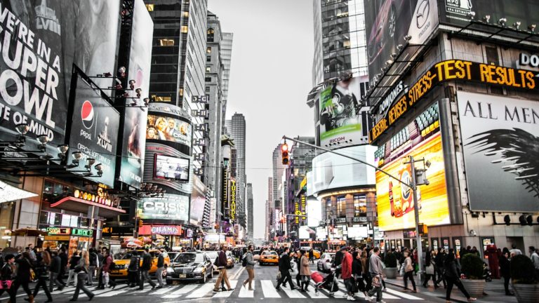 New York street during daytime